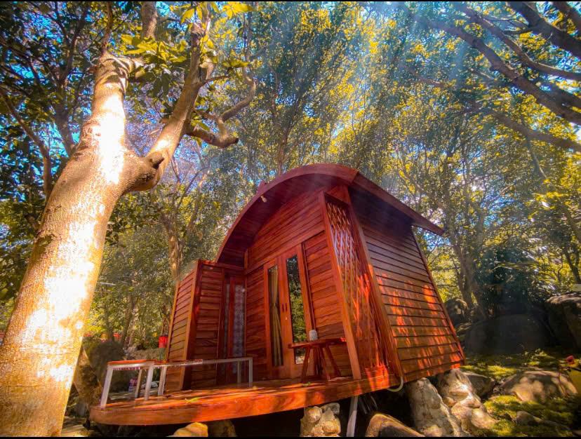 Phong Lan wooden cabins